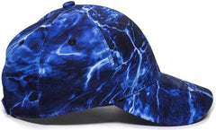 OC Sports PFC-100 Adjustable Cap - Mossy Oak Elements Agua Marlin - Mossy Oak / 6 7/8’’ - 7 1/2’’