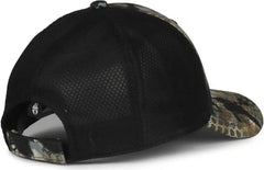 OC Sports PFC-150M Adjustable Mesh Back Cap - Kryptek Obskura Skyfall Black - Kryptek Black / OSFM