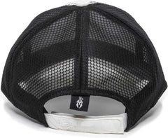 OC Sports PFC-150M Adjustable Mesh Back Cap - Kryptek Wraith Black - Kryptek Wraith Black / 6 7/8’’ - 7 1/2’’