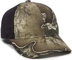 OC Sports PFC-150M Adjustable Mesh Back Cap - Realtree Excape Black - Realtree Black / 6 7/8’’ - 7 1/2’’