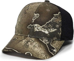 OC Sports PFC-150M Adjustable Mesh Back Cap - Realtree Excape Black - Realtree Black / 6 7/8’’ - 7 1/2’’