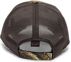 OC Sports PFC-150M Adjustable Mesh Back Cap - Realtree Max-5 Brown - Realtree Brown / 6 7/8’’ - 7 1/2’’