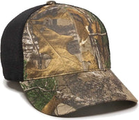OC Sports PFC-150M Adjustable Mesh Back Cap - Realtree Xtra Black - Realtree Black / Adult