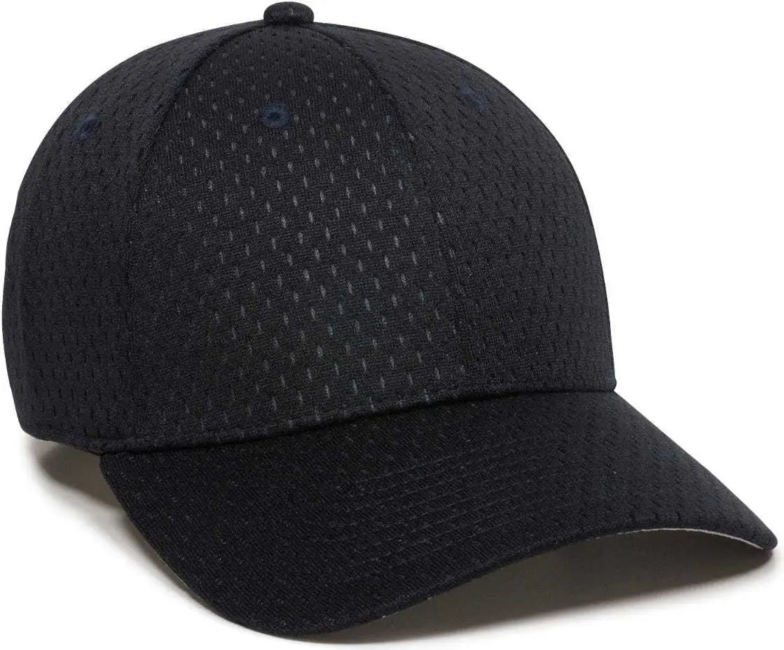 OC Sports PFX-120 Proflex Stretch Fit Mesh Baseball Cap - Navy - Navy / 6 3/8’’ - 6 3/4’’