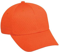 OC Sports PFX-120 Proflex Stretch Fit Mesh Baseball Cap - Orange - Forest Orange / 7’’ - 7 3/8’’