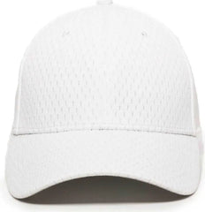 OC Sports PFX-120 Proflex Stretch Fit Mesh Baseball Cap - White