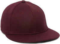 OC Sports PFX-450 Proflex Premium Wool Blend Q3 Cap - Maroon - Maroon / 6 3/4’’ - 7 1/8’’