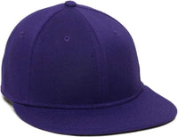 OC Sports PFX-450 Proflex Premium Wool Blend Q3 Cap - Purple - Purple / 6 3/4’’ - 7 1/8’’