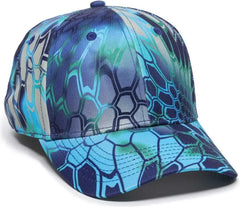 OC Sports PFX-700 Flexible Fitting Cap - Kryptek Pontus - Kryptek Pontus / 7’’ - 7 3/8’’