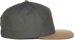 OC Sports PINNACLE Banner and Oak Cotton Twill Cap -Olive Khaki - Khaki / OSFM
