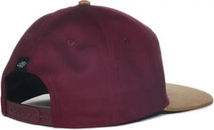 OC Sports PINNACLE Banner and Oak Cotton Twill Cap -Wine Khaki - Khaki / OSFM