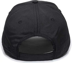 OC Sports PN-100 Adjustable Cap - Black - Black / 6 7/8’’ - 7 1/2’’