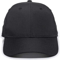 OC Sports PN-100 Adjustable Cap - Black - Black / 6 7/8’’ - 7 1/2’’