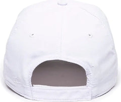 OC Sports PN-100 Adjustable Cap - White - White / 6 7/8’’ - 7 1/2’’