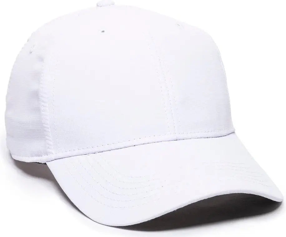 OC Sports PN-100 Adjustable Cap - White - White / 6 7/8’’ - 7 1/2’’