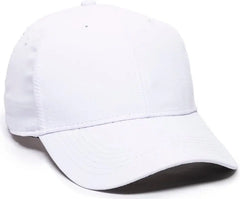 OC Sports PN-100 Adjustable Cap - White - White / 6 7/8’’ - 7 1/2’’