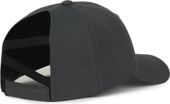 OC Sports PNY-900U Ladies Performance Ponytail Cap - Graphite - Dark Gray / Ladies