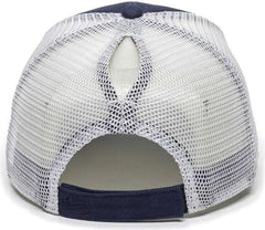 OC Sports PNY100M Ponytail Mesh-Back Cap - Navy/ White - Navy White / 6 7/8’’ - 7 1/2’’