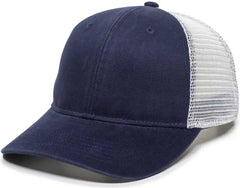 OC Sports PNY100M Ponytail Mesh-Back Cap - Navy/ White - Navy White / 6 7/8’’ - 7 1/2’’