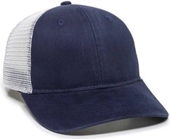 OC Sports PNY100M Ponytail Mesh-Back Cap - Navy/ White - Navy White / 6 7/8’’ - 7 1/2’’