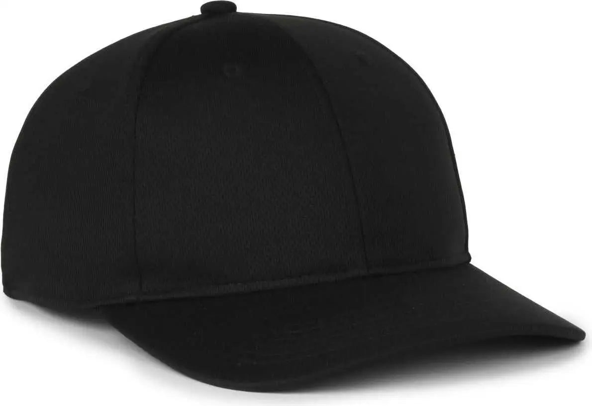 OC Sports PTM-850 Polyester Crown Cap - Black - Black / Youth