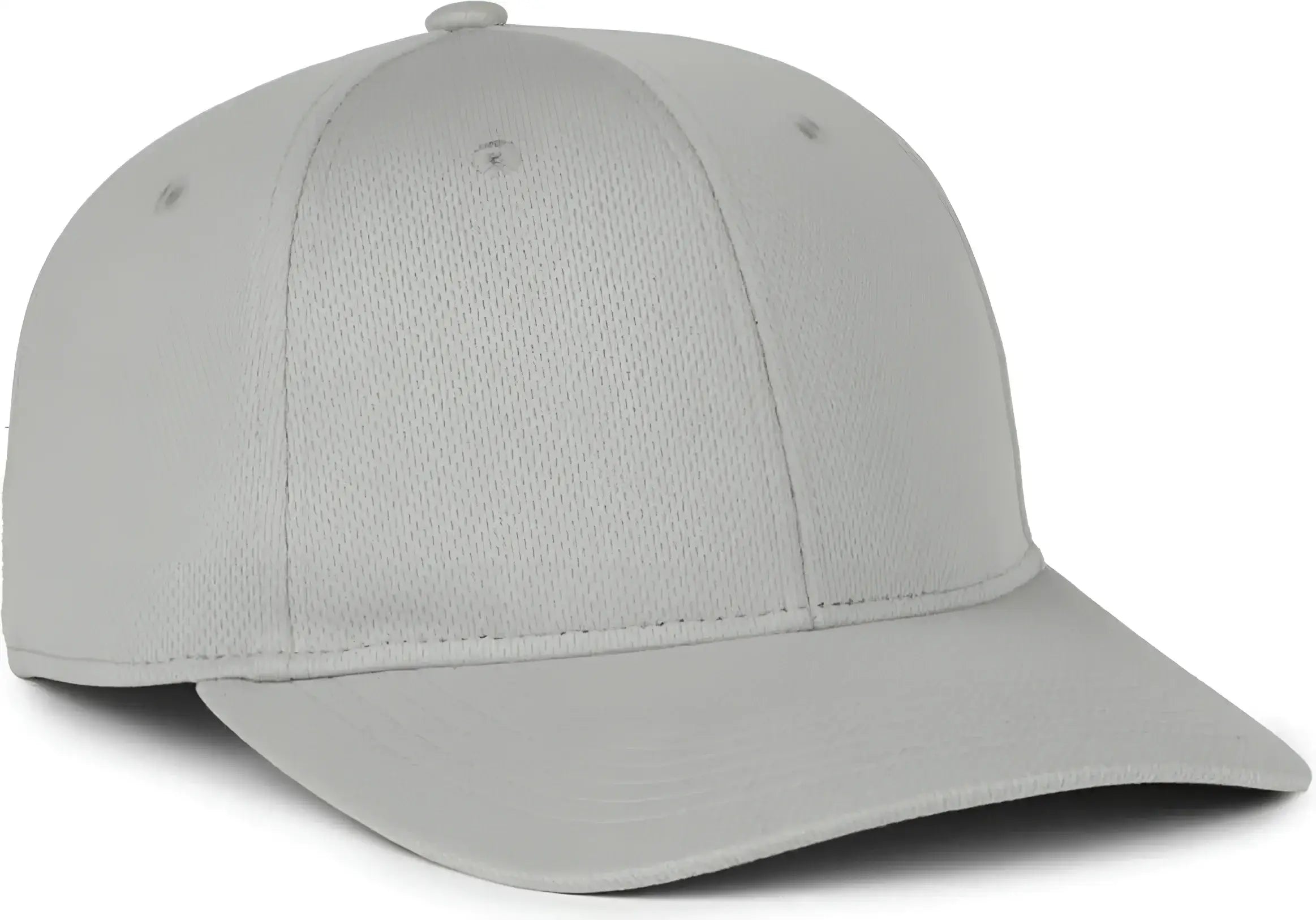 OC Sports PTM-850 Polyester Crown Cap - Light Gray - Gray / Youth