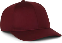 OC Sports PTM-850 Polyester Crown Cap - Maroon - Maroon / Youth