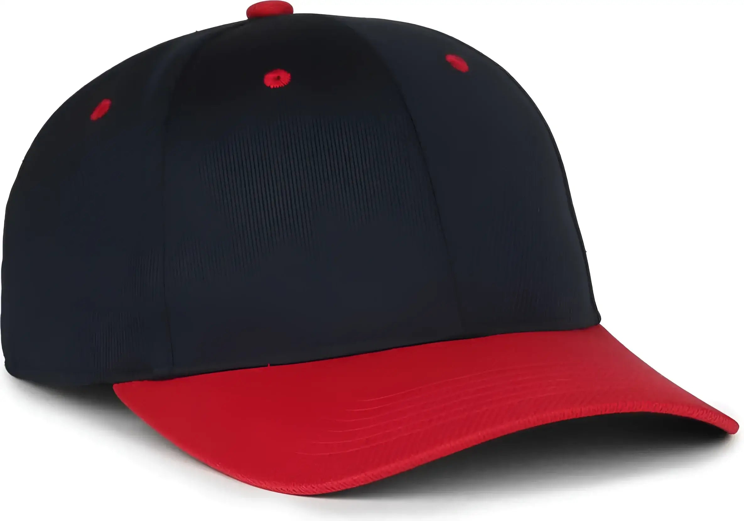 OC Sports PTM-850 Polyester Crown Cap - Navy Red - Red / Youth