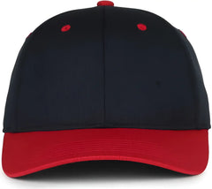 OC Sports PTM-850 Polyester Crown Cap - Navy Red