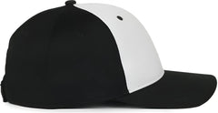 OC Sports PTM 850 Polyester Crown Cap White Black Black
