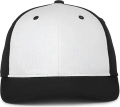 OC Sports PTM 850 Polyester Crown Cap White Black Black
