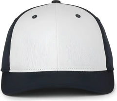 OC Sports PTM 850 Polyester Crown Cap White Navy Navy