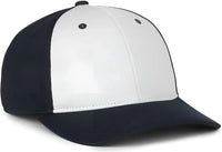 OC Sports PTM 850 Polyester Crown Cap White Navy Navy White Navy / 6 3/8’’ 7’’