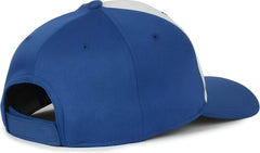 OC Sports PTM-850 Polyester Crown Cap - White Royal Royal