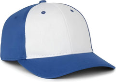 OC Sports PTM-850 Polyester Crown Cap - White Royal Royal - Royal / Youth