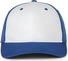 OC Sports PTM-850 Polyester Crown Cap - White Royal Royal