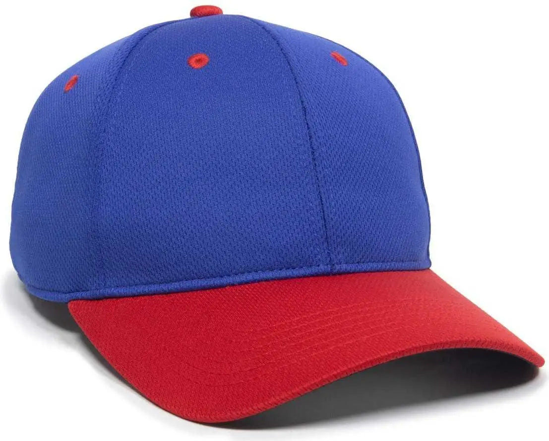 OC Sports PTM50 ProTech Mesh Cap - Royal Red - Royal Red / 6 3/8’’ - 7’’