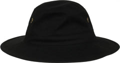 OC Sports RB-01 Cotton Twill Boonie Hat - Black - Black / 6 7/8’’ - 7 1/2’’