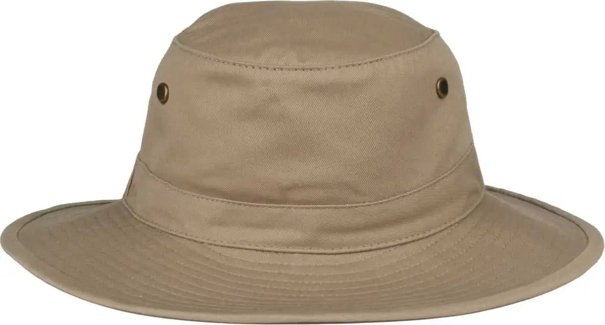 OC Sports RB-01 Cotton Twill Boonie Hat - Khaki - Khaki / 6 7/8’’ - 7 1/2’’