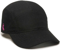 OC Sports RBN-250 Adjustable Cap - Black - Black / 6 7/8’’ - 7 1/2’’