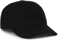 OC Sports RC-01 Regular Pre-Curved Cap - Black - Black / 6 7/8’’ - 7 1/2’’