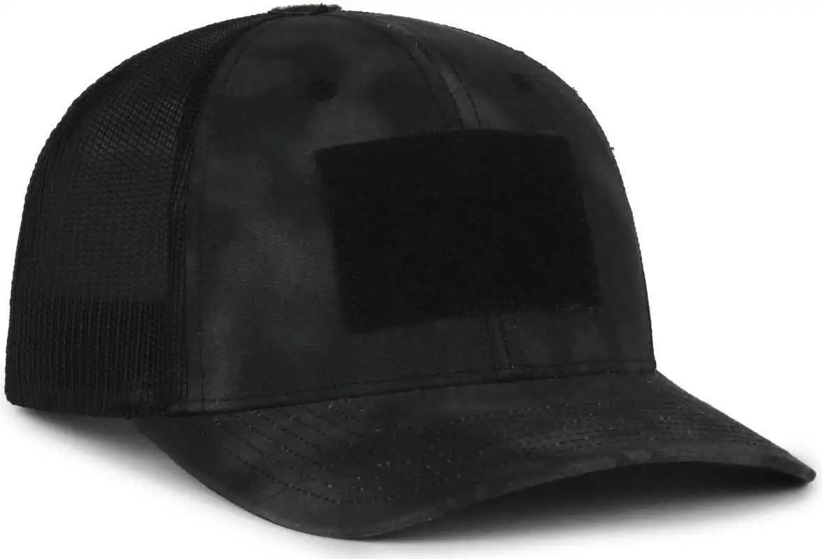OC Sports RC-01C Loop Patch Cap - Kryptek Typhon Black - Kryptek Black / 6 7/8’’ - 7 1/2’’