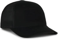 OC Sports RC-01M Loop Patch Cap - Black Black - Black / 6 7/8’’ - 7 1/2’’