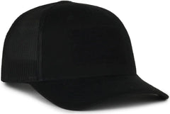 OC Sports RC-01M Loop Patch Cap - Black Black - Black / 6 7/8’’ - 7 1/2’’