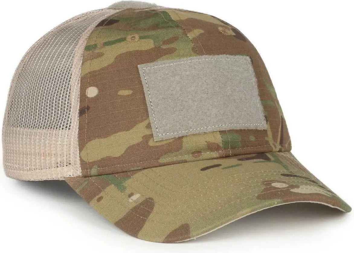 OC Sports RC-01U Loop Patch Cap - Multicam Khaki - Multi-Colored / 6 7/8’’ - 7 1/2’’
