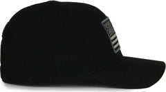 OC Sports RCA-01 Fleece Lined Crown Cap - Black - Black / 6 7/8’’ - 7 1/2’’