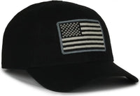 OC Sports RCA-01 Fleece Lined Crown Cap - Black - Black / 6 7/8’’ - 7 1/2’’