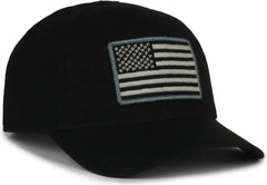 OC Sports RCA-01 Fleece Lined Crown Cap - Black - Black / 6 7/8’’ - 7 1/2’’