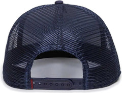 OC Sports REDL108 Mesh Overlay Cap - Blue Navy Navy - Navy / 6 7/8’’ - 7 1/2’’