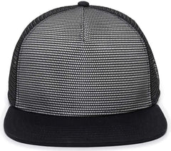 OC Sports REDL108 Mesh Overlay Cap - White Black Black - White Black / 6 7/8’’ - 7 1/2’’